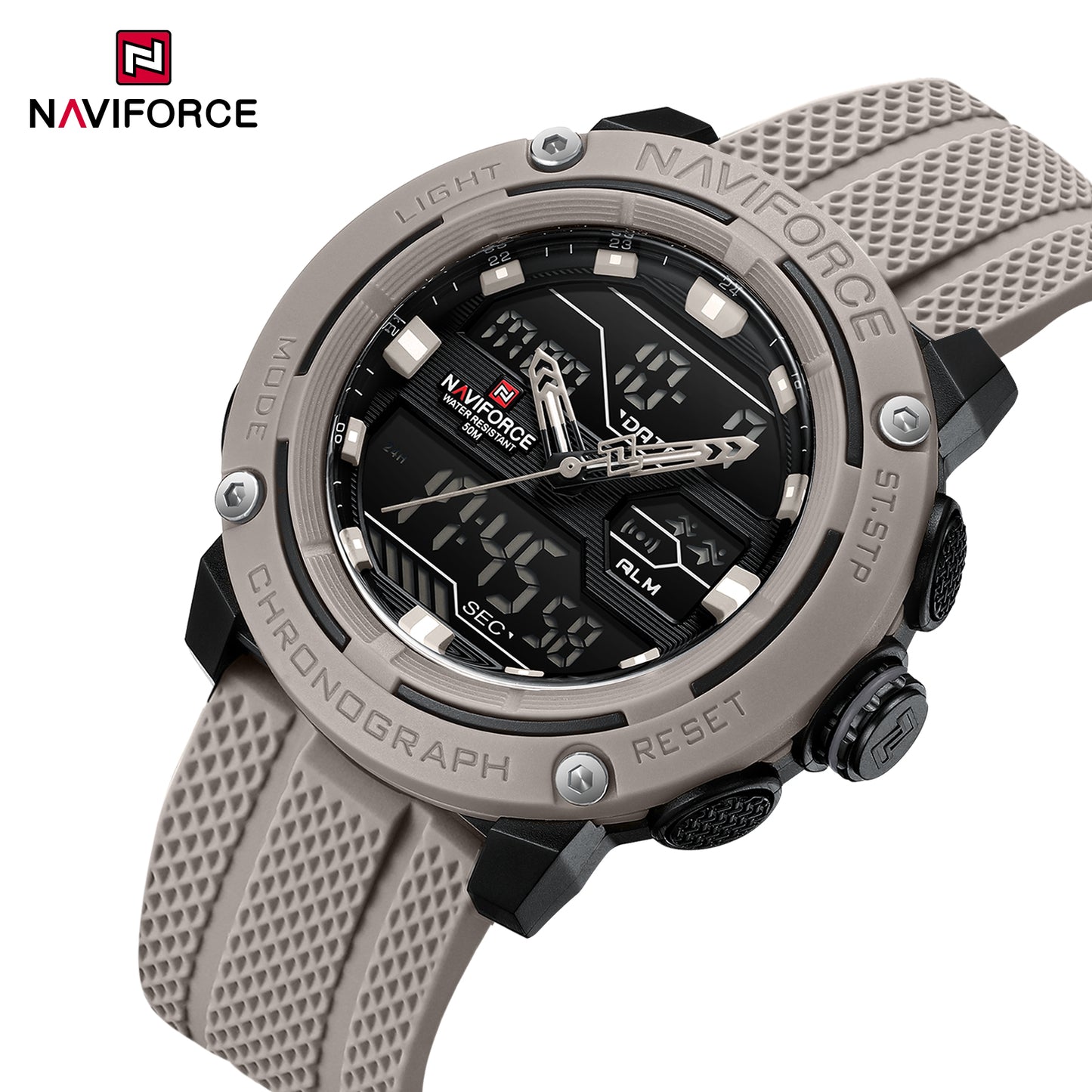 Naviforce 7114 Dynasty Men Watch - Grey