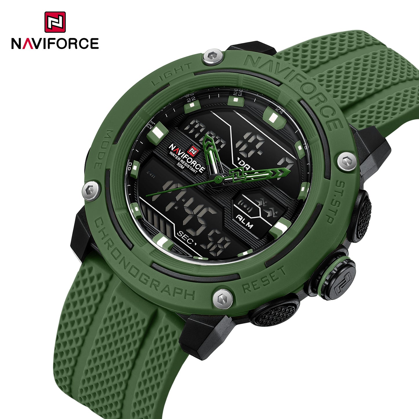 Naviforce 7114 Dynasty Men Watch - Green