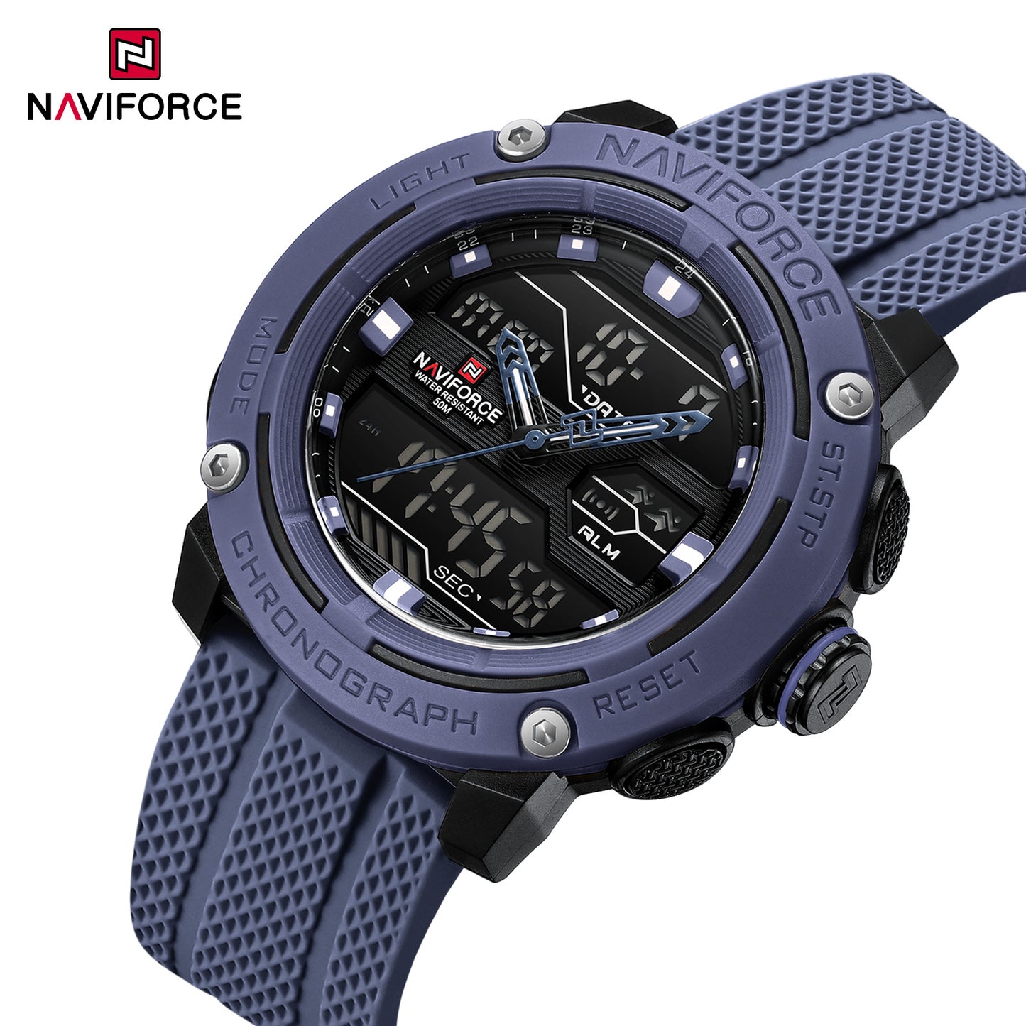 Naviforce 7114 Dynasty Men Watch - Dark Blue