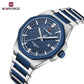 Naviforce 9245 Rio Quartz Men Watch - Silver Blue