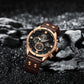 Naviforce 8045 Charlie Chronograph Men Watch - Coffee-Brown