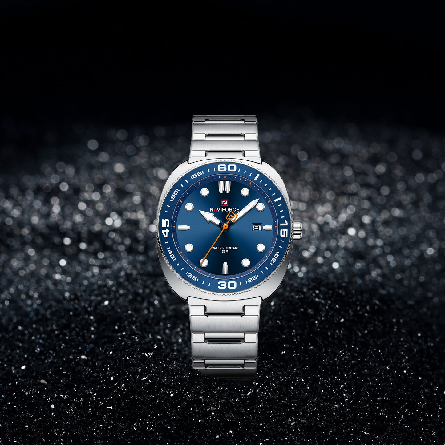 Naviforce 9250 Zala Men Watch - Silver Blue
