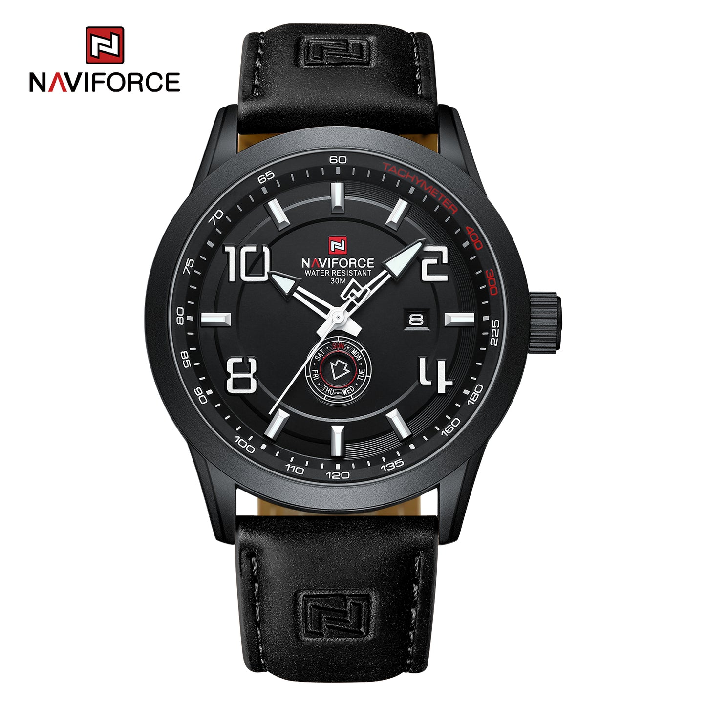 Naviforce 9229 Navegador Men Watch - Black