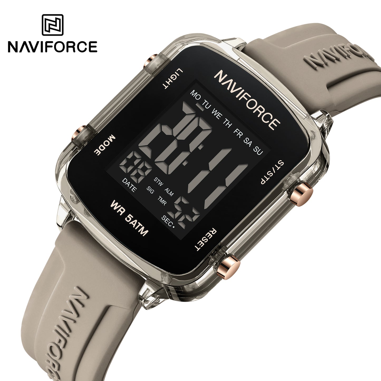 Naviforce 7120 Stardust Women Watch - Grey