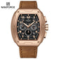 Naviforce 8053 Gently Men Leather Watch - Brown