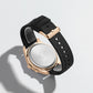 Naviforce 9256 Duotime Couple Watch - Black RoseGold