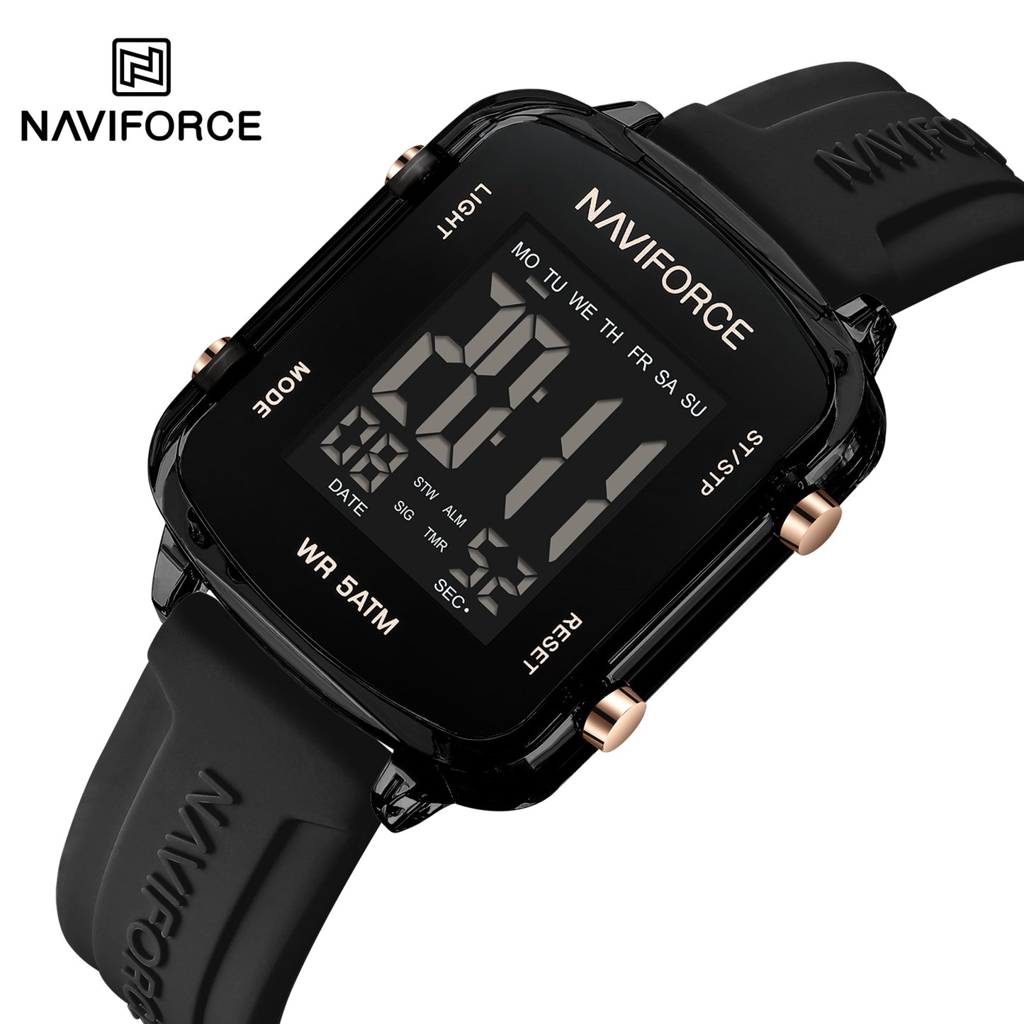 Naviforce 7120 Stardust Women Watch - Black