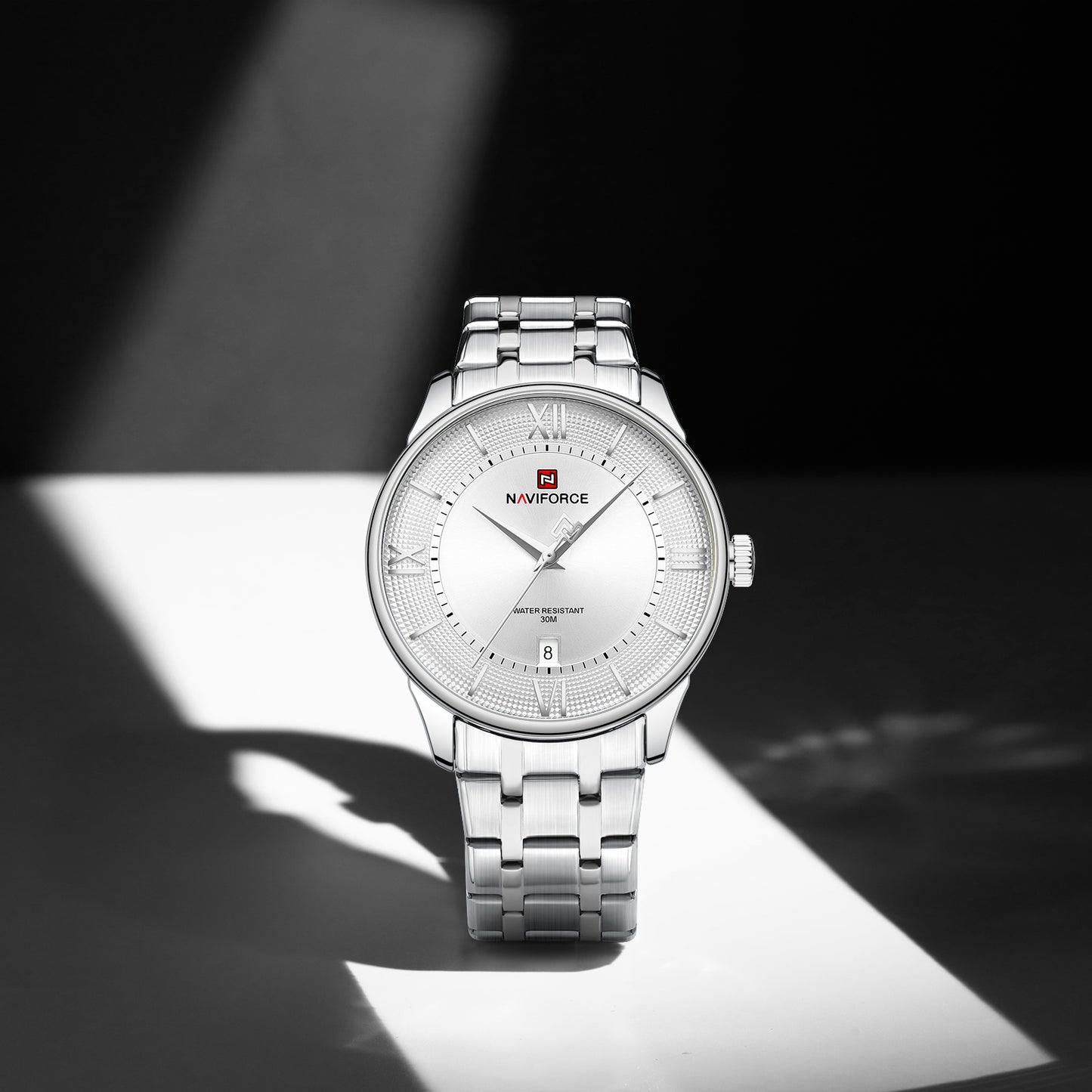 Naviforce 9272S Spectra Men Watch - Silver