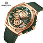 Naviforce 8051L Sentry Leather Watch - Green