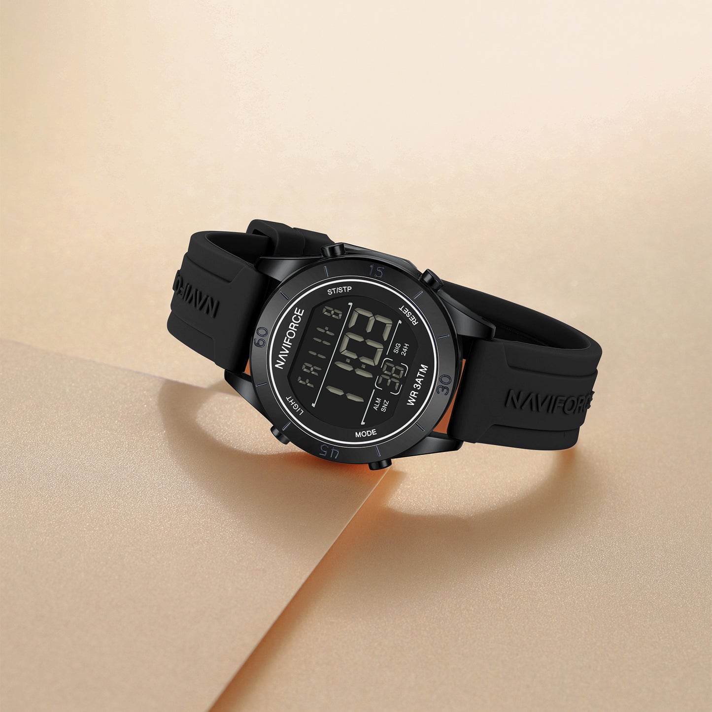 Naviforce 5054 Polo Digital Women Watch - Black