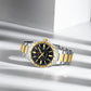 Naviforce 9266 Brandon Men Watch - Silver-Black Gold