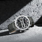 Naviforce 9263 CrossTime Edition Men Leather Watch - Grey