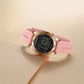 Naviforce 5054 Polo Digital Women Watch - Rosegold Pink