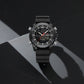 Naviforce 9253T Alexander Men Silicone Watch - Black