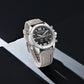 Naviforce 9264 Sentinel Men Silicone Watch - Silver Grey
