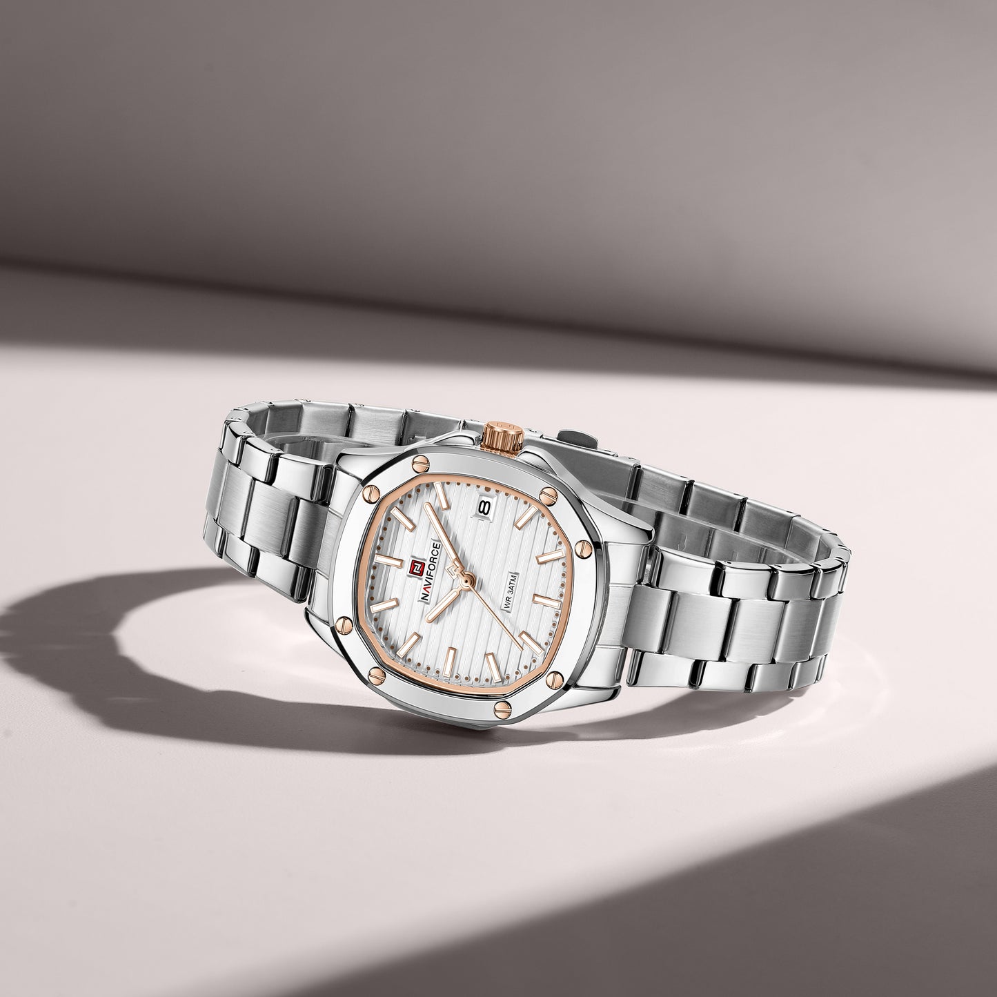 Naviforce 5069s Zuri Women Watch - Silver