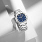 Naviforce 9243S Pantom Men Watch - Silver Blue