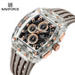 Naviforce 7105 Naddy Men Watch - Silver Grey RoseGold