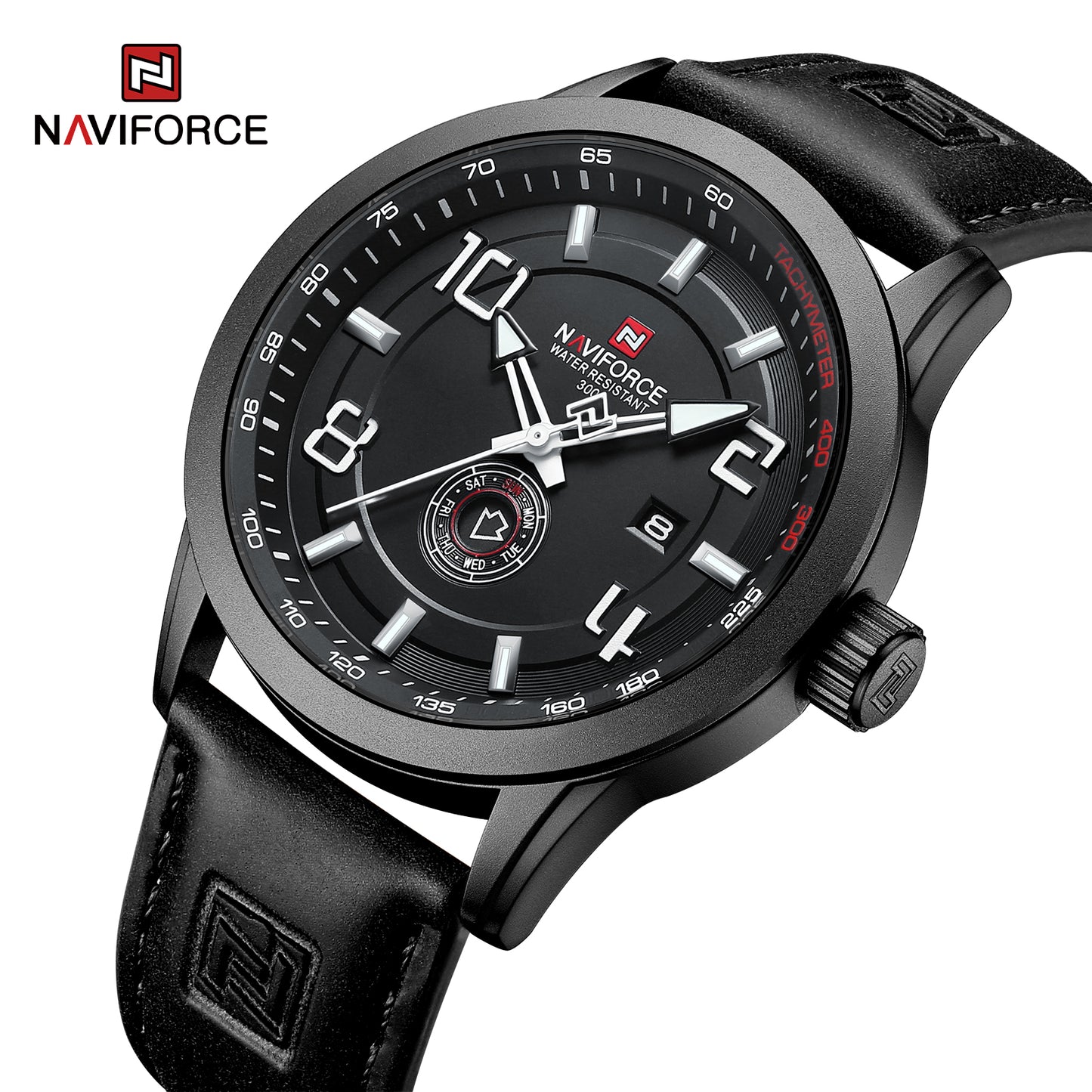 Naviforce 9229 Navegador Men Watch - Black