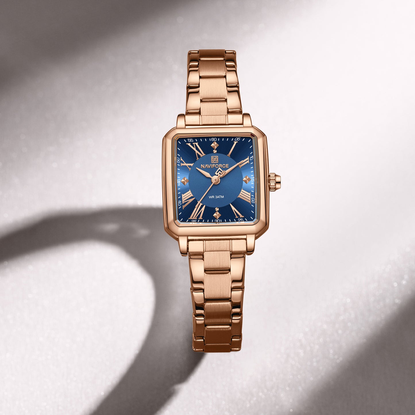 Naviforce 5065 Classique Women Watch - RoseGold Blue