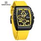 Naviforce 8025 Rotary Men Watch - Black Yellow