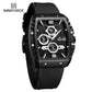 Naviforce 8025 Rotary Men Watch - Black White