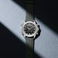 Naviforce 9264 Sentinel Men Silicone Watch - Silver DarkGrey