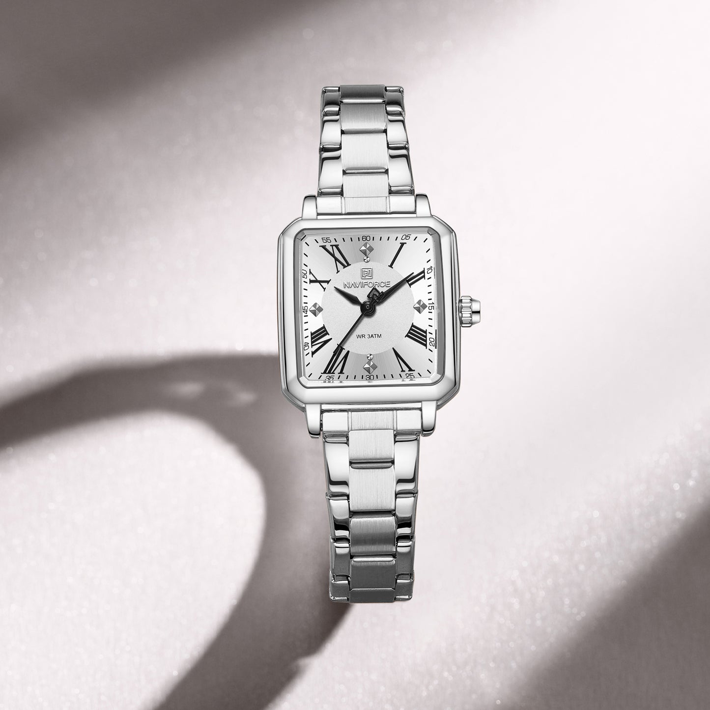 Naviforce 5065 Classique Women Watch - Silver