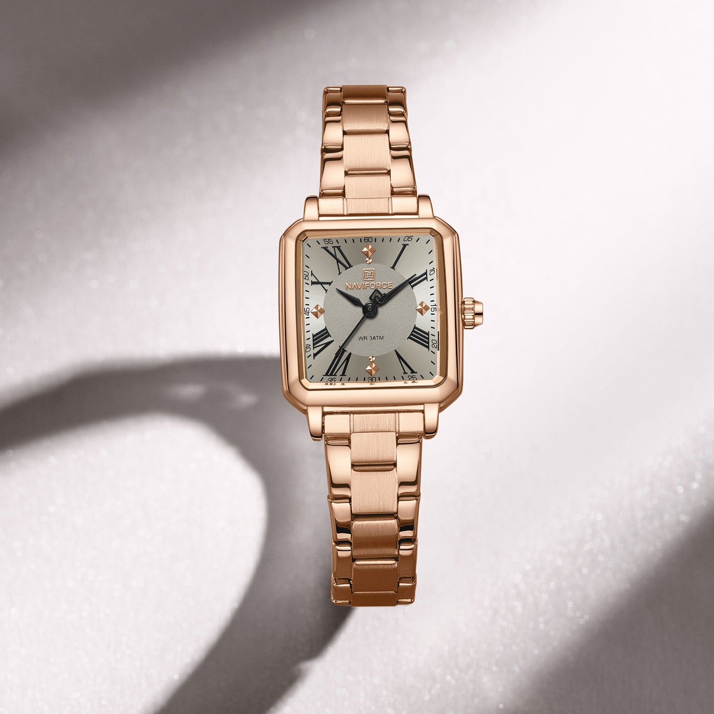 Naviforce 5065 Classique Women Watch - RoseGold Grey