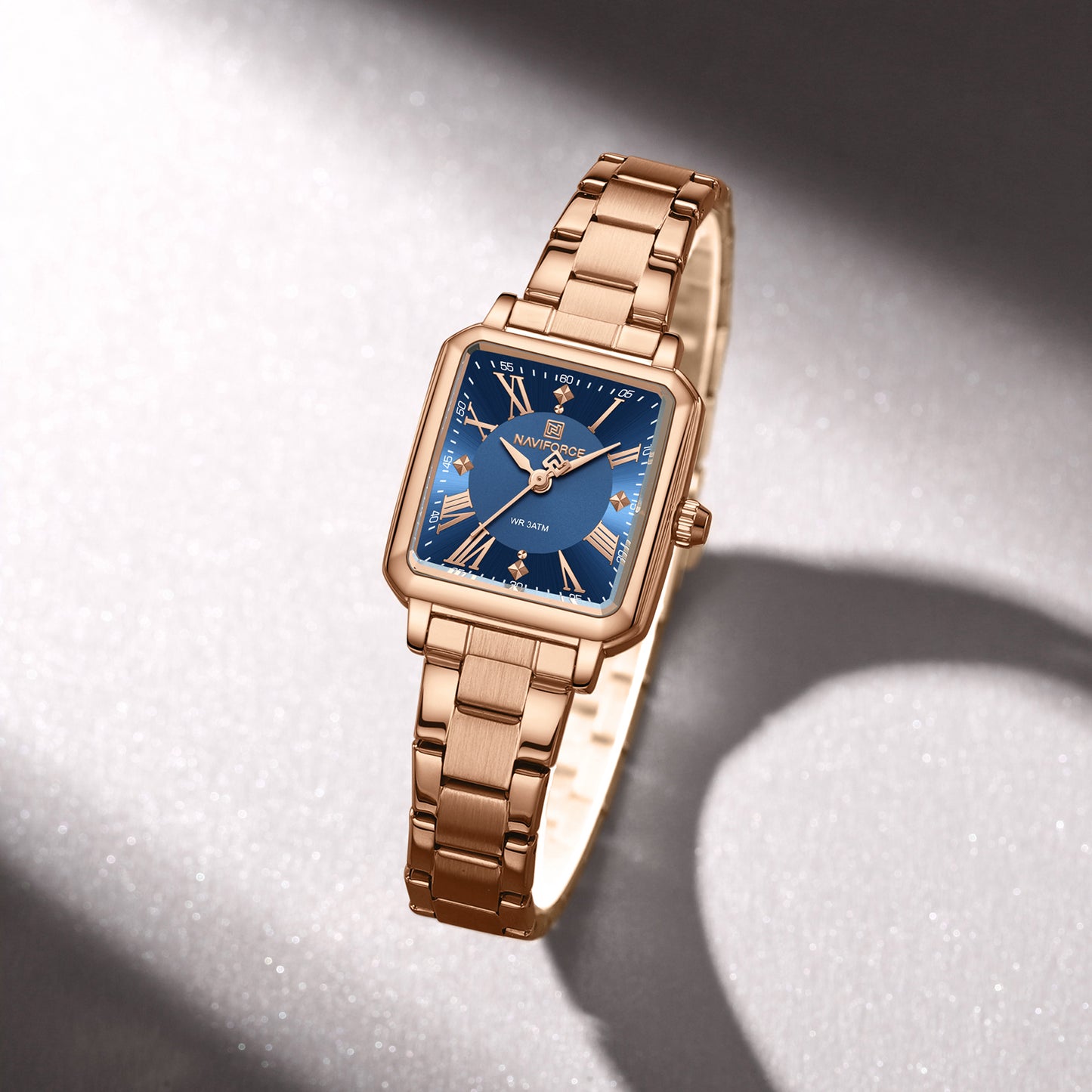 Naviforce 5065 Classique Women Watch - RoseGold Blue