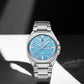 Naviforce 9273 Gentleman Edition Men Watch - Silver Blue