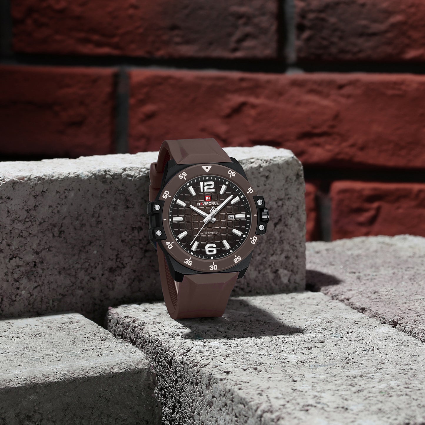 Naviforce 7122 Harmony Men Watch - Brown