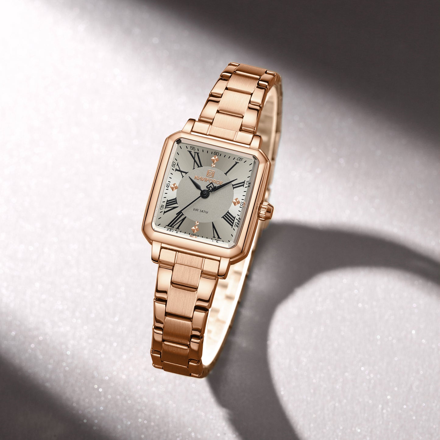 Naviforce 5065 Classique Women Watch - RoseGold Grey