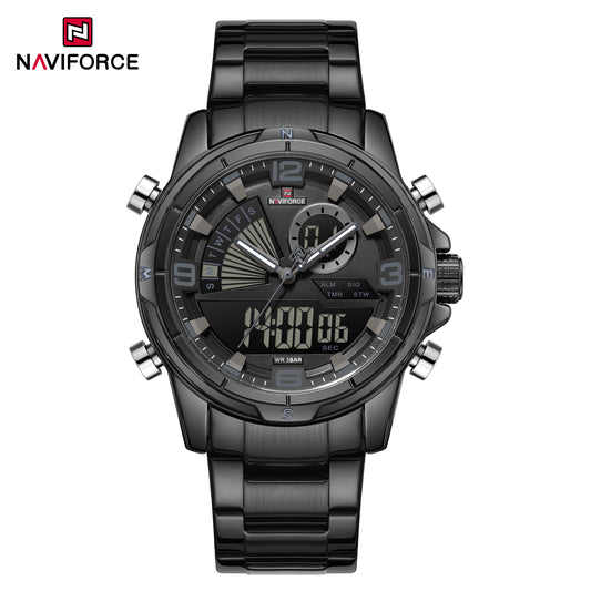 Naviforce 9257 Velocity Men Watch - Black