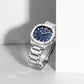 Naviforce 9243S Pantom Men Watch - Silver Blue