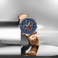 Naviforce NF5045 Lovie Women Watch - RoseGold Blue