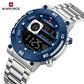 Naviforce 9241S Modulus Men Watch - Silver-blue