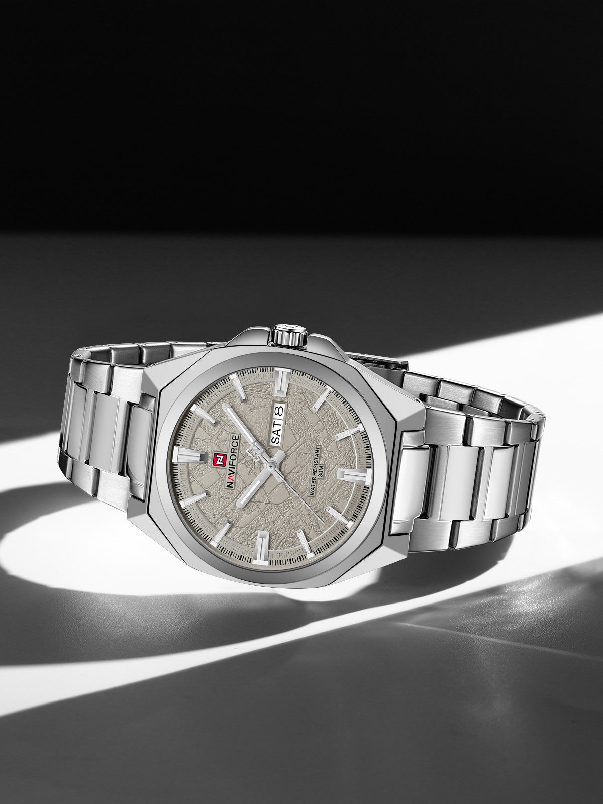 Naviforce NF9273 Premium Men Watch - Silver Grey