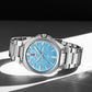 Naviforce 9273 Gentleman Edition Men Watch - Silver Blue