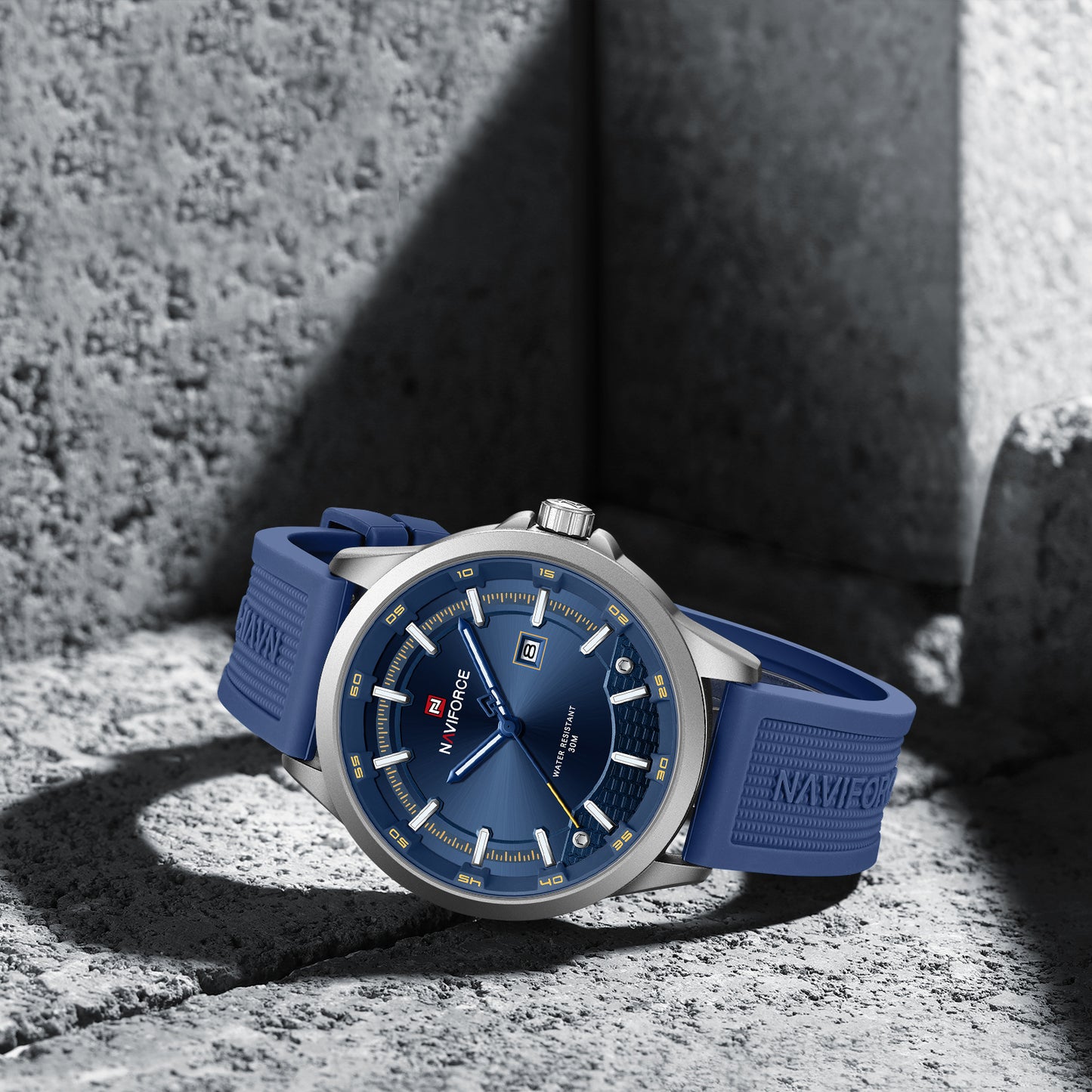 Naviforce 9248T The Gemine Men Watch - Blue