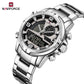 Naviforce 9257 Velocity Men Watch - Silver Grey