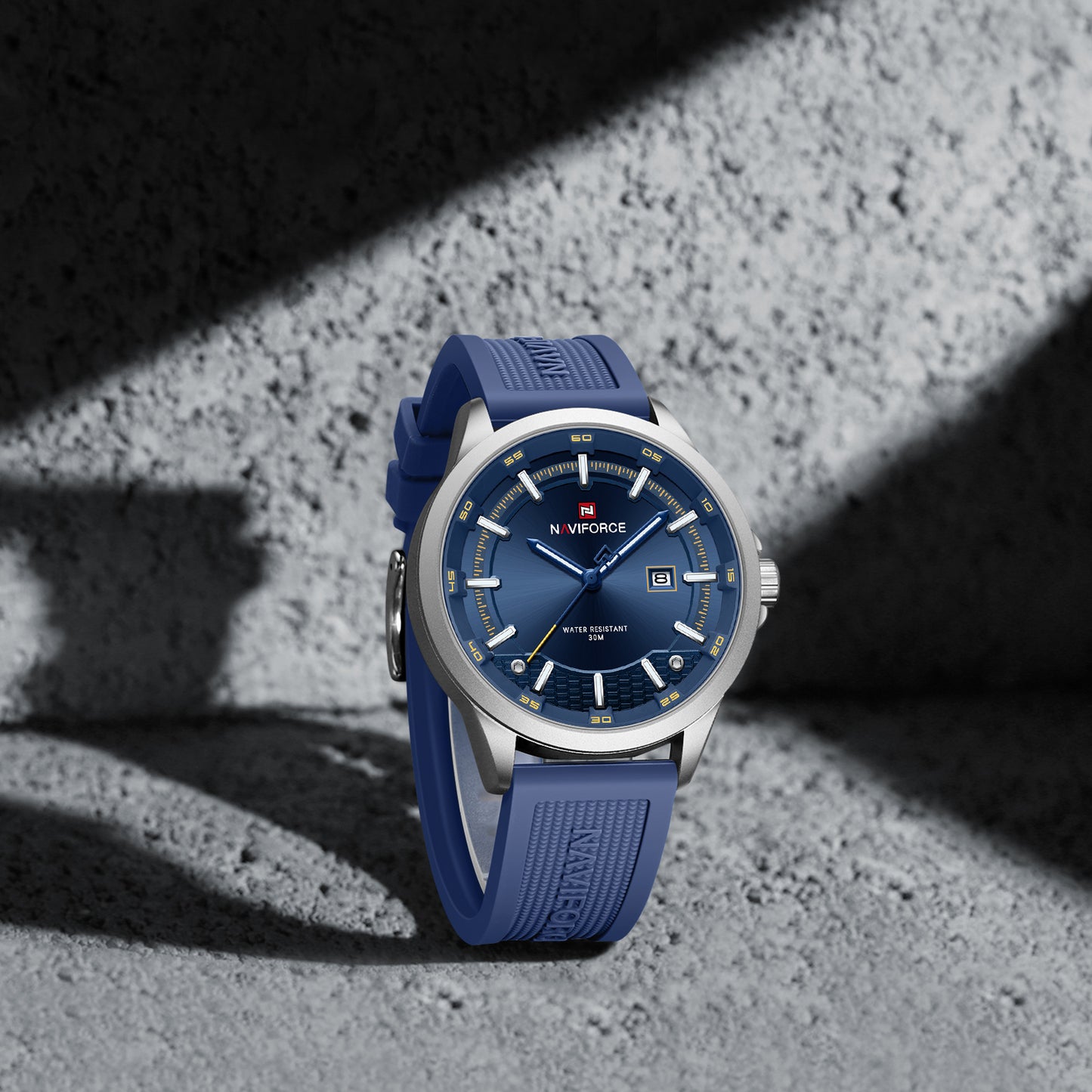 Naviforce 9248T The Gemine Men Watch - Blue