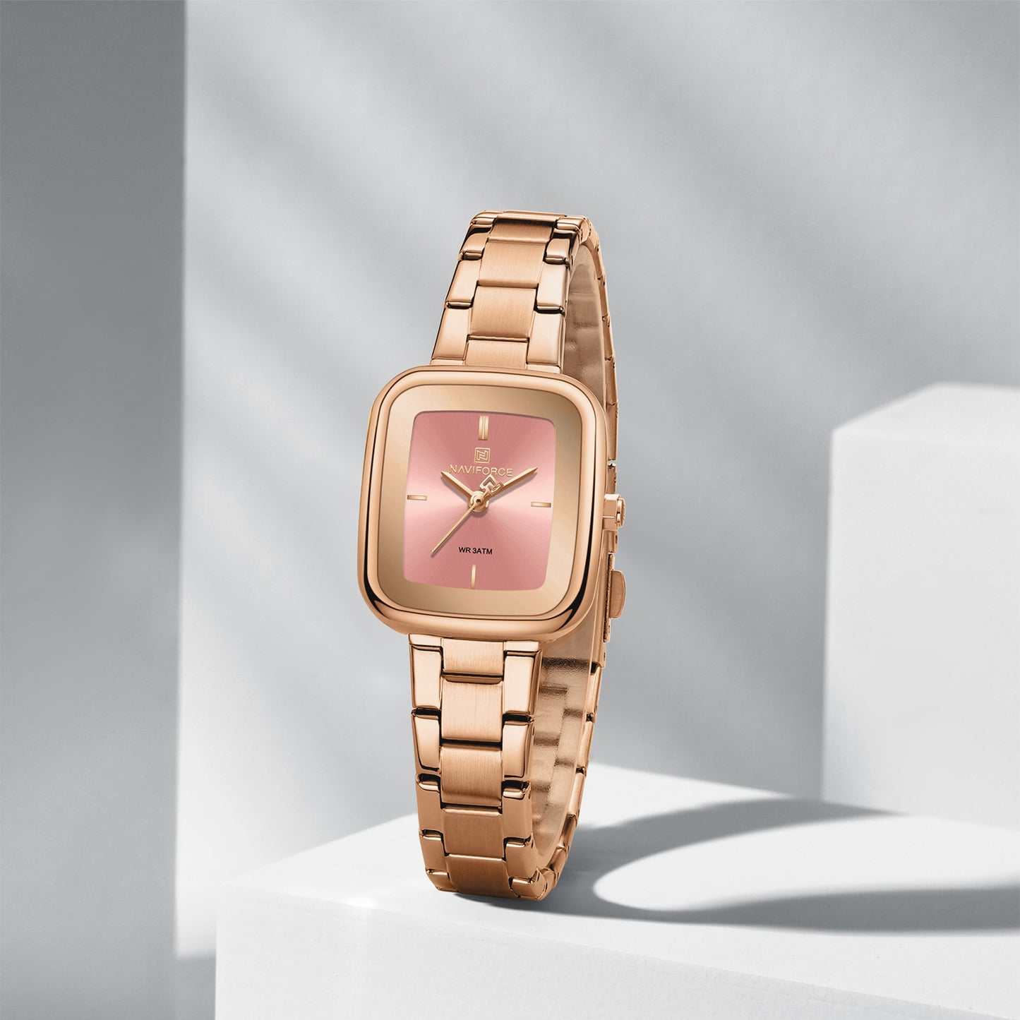 Naviforce 5075 Mira Women Watch - RoseGold Peach