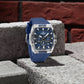 Naviforce 6113 Kwada Chrono Silicone Watch - Blue