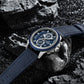 Naviforce 8075 Zach Men Leather Watch - Blue