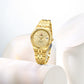 Naviforce 5079 Lotus Woman Watch - Gold