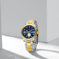 Naviforce 9231 TerraTime Men Watch - SilverGold Blue