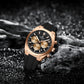 Naviforce 8080 Elite Men Watch - RoseGold Black