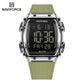 Naviforce 6107 Integral Digital Men Watch - Silver Green