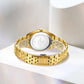 Naviforce 5079 Lotus Woman Watch - Gold